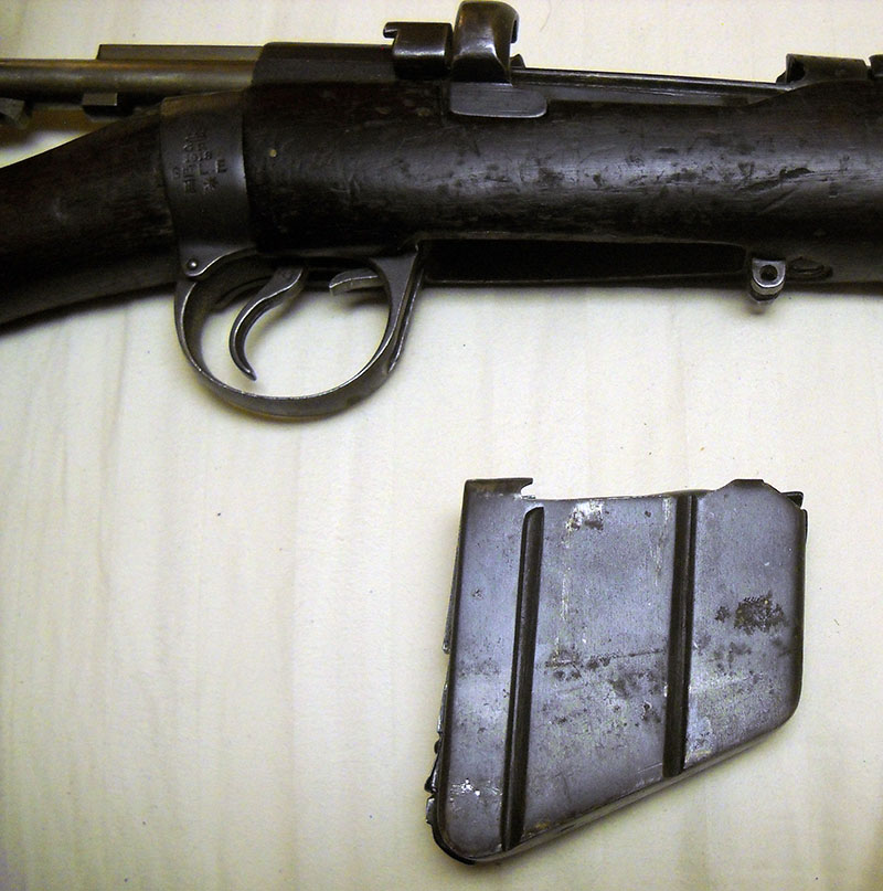 SMLE Mk III* with magazine removed